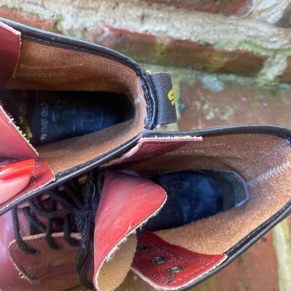 Dr. Martens Jadon Boots US 5 UK 3 Vintage Maroon - Picture 7 of 14